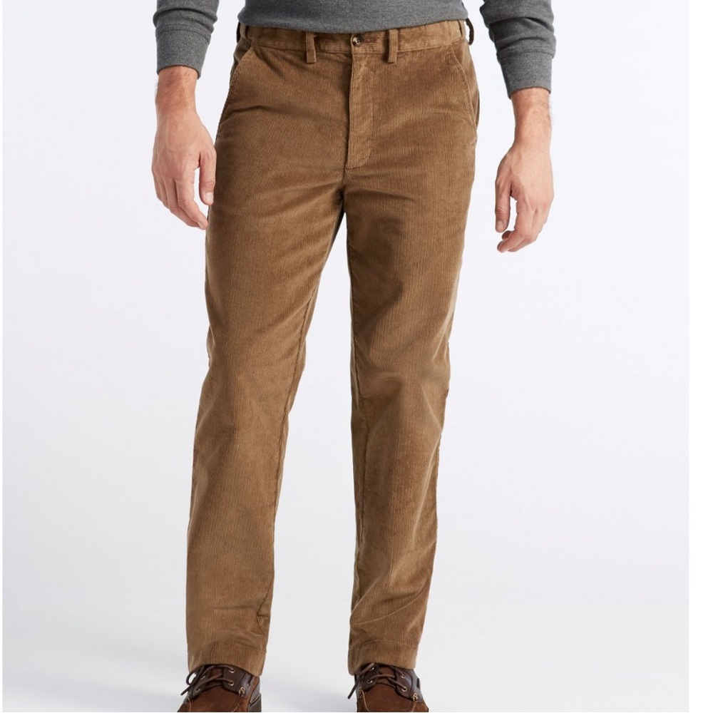 L.L.Bean Stretch Country Corduroy Pants, Natural Fit, Hidden Comfort 38x32